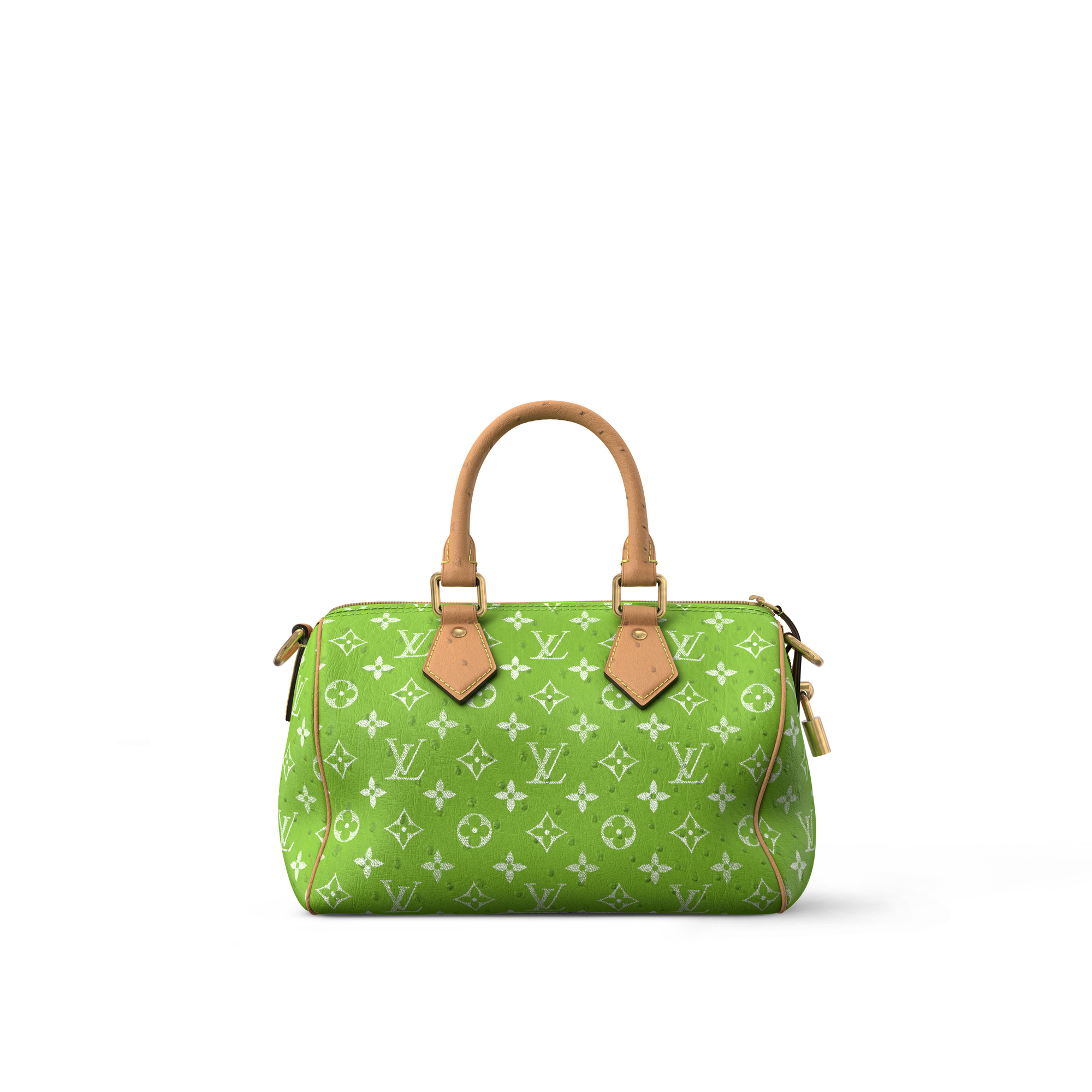 Speedy P9 25 Ostrich Leather - Luxury Exotics - N88227 Green